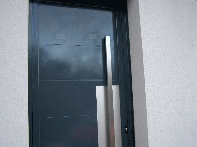porte d'entrée aluminium